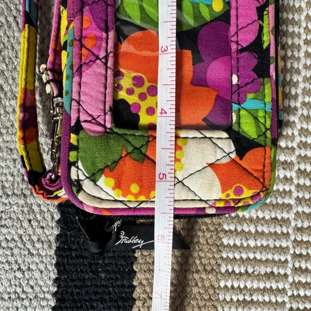 VERA BRADLEY Smartphone Wristlet VA VA BLOOM Travel Y2K Colorful Quilted - Picture 6 of 8